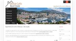 Desktop Screenshot of apartments-for-rent-monaco.com